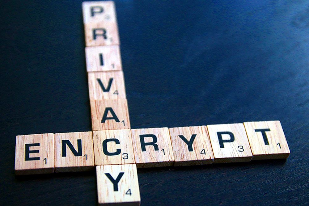 The writing encryption and the writing privacy